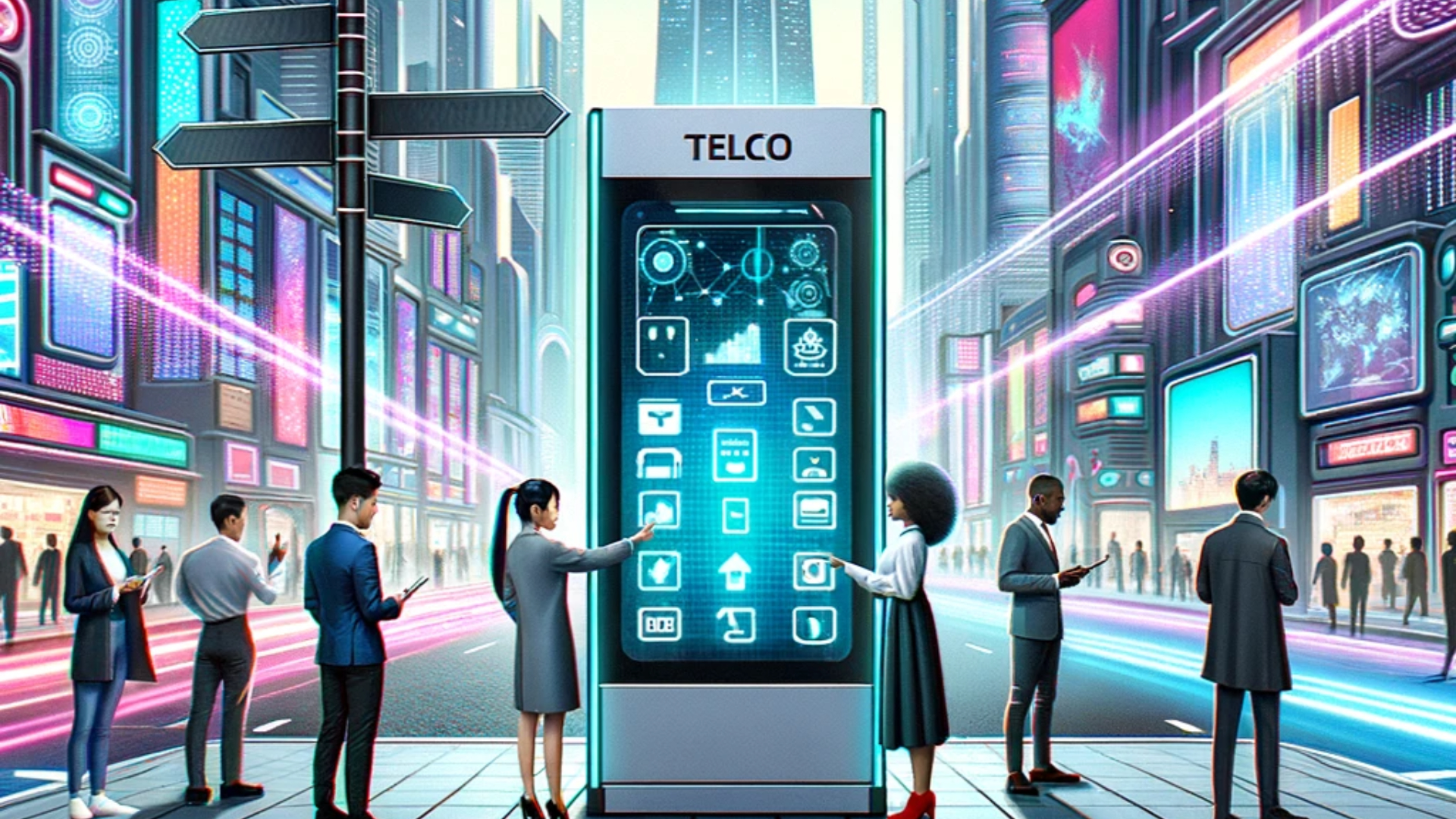 Engineers using augmented reality to monitor telco cabinets remotely.