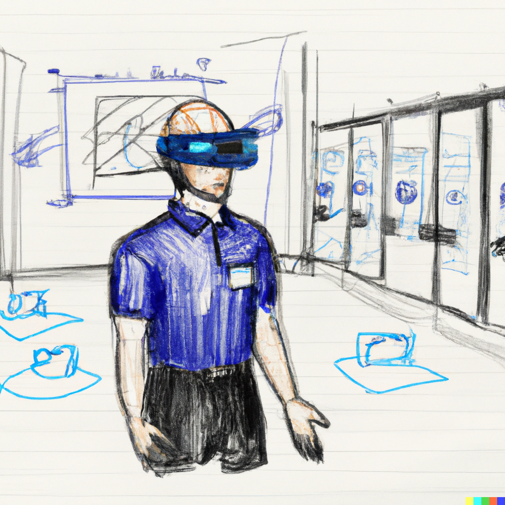Real-time remote support provided through AR technology in a data center