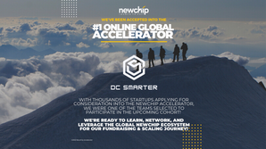 DC Smarter team celebrating selection for Newchip’s Pre-Seed Accelerator Program