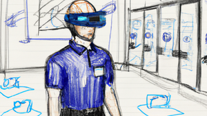 Real-time remote support provided through AR technology in a data center
